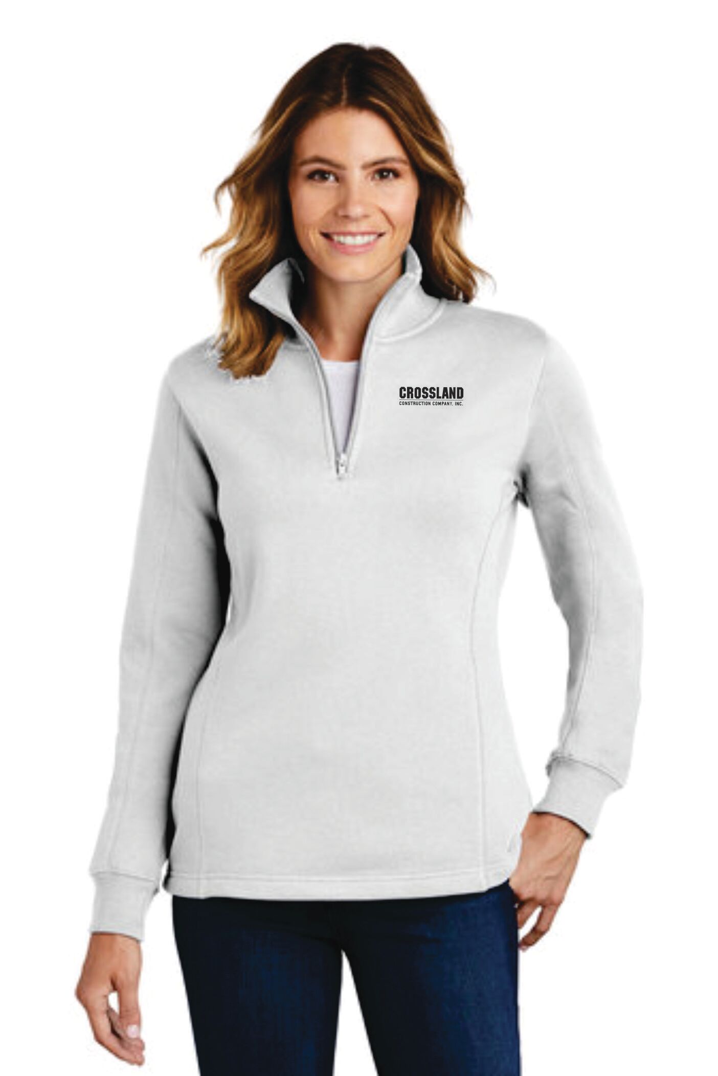 Download LST253 Ladies 1/4-Zip Sweatshirt $32.98